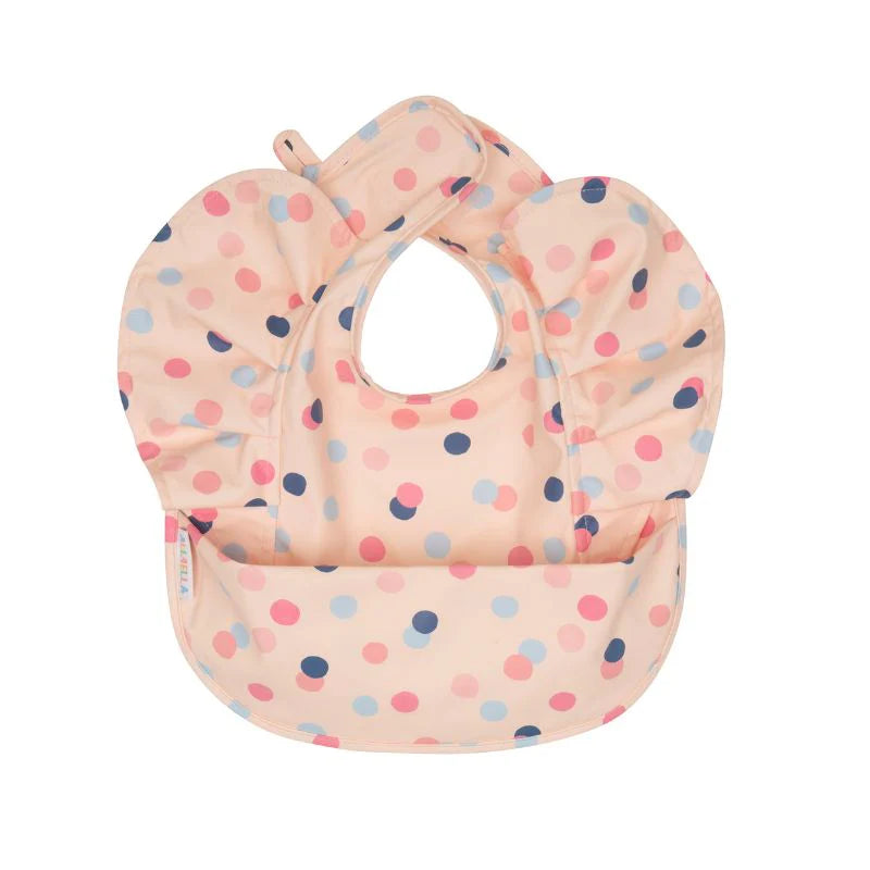 All 4 Ella Recycled Frills Bib - Confetti