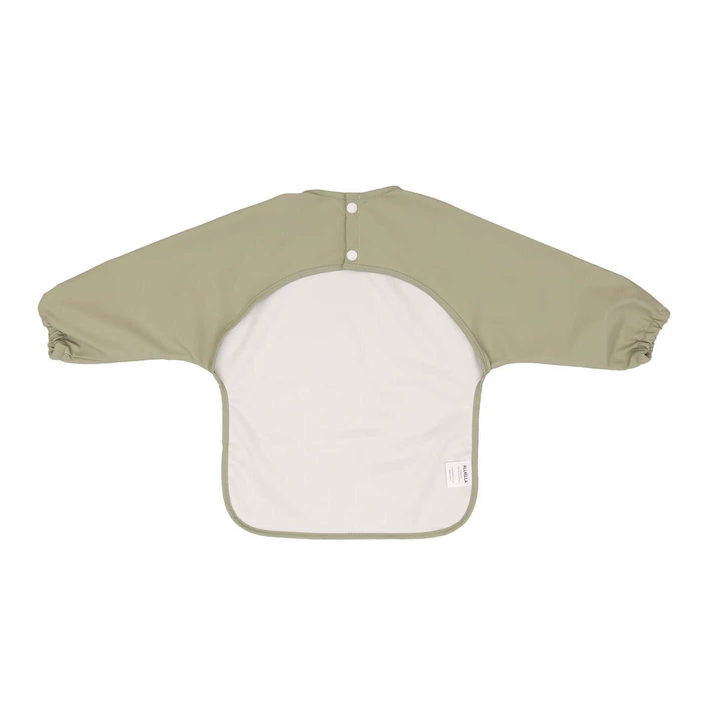 All 4 Ella Recycled long sleeve bib - Light Sage