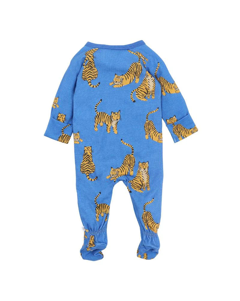 Fox & Finch Tiger Long Sleeve Zip Onesie