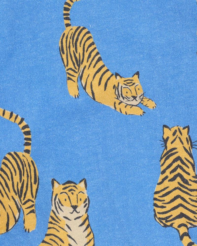 Fox & Finch Tiger Long Sleeve Zip Onesie