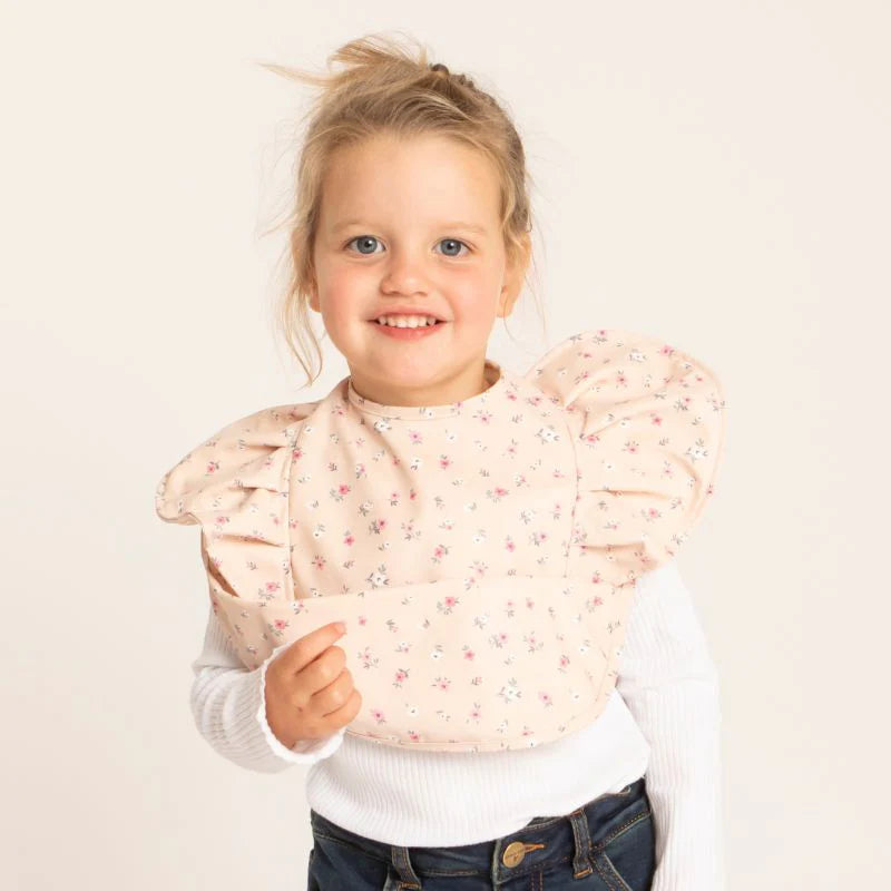 All 4 Ella Recycled Frills Bib - Daisy