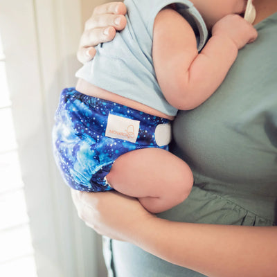 Monarch Ultimate Wipeable Cloth Nappy V3.0 With Hook & Loop - Snowstorm