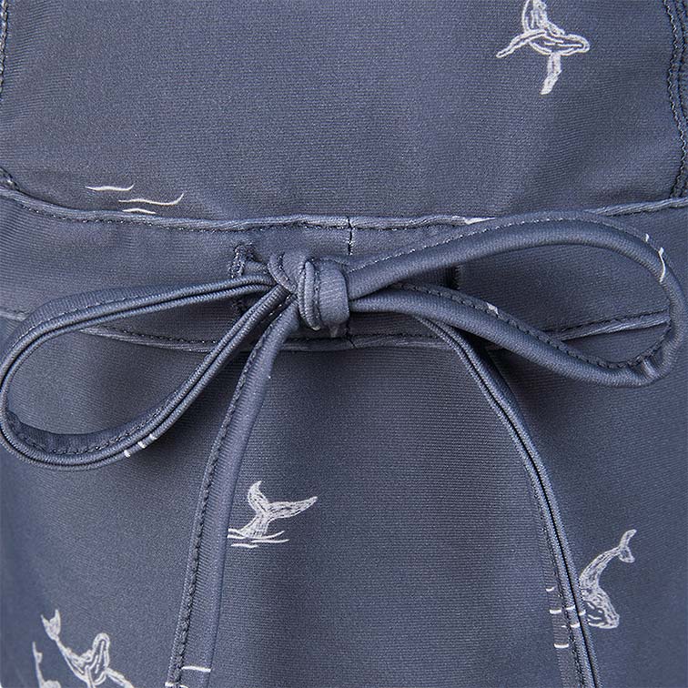 Toshi Swim Baby Flap Cap Classic - Whales