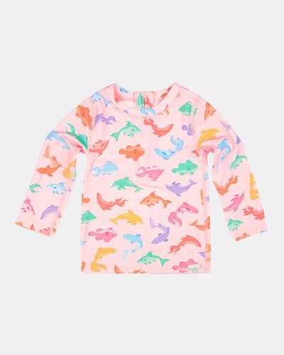 Toshi Swim Baby Rashie Long Sleeve Classic - Dishy Fishy