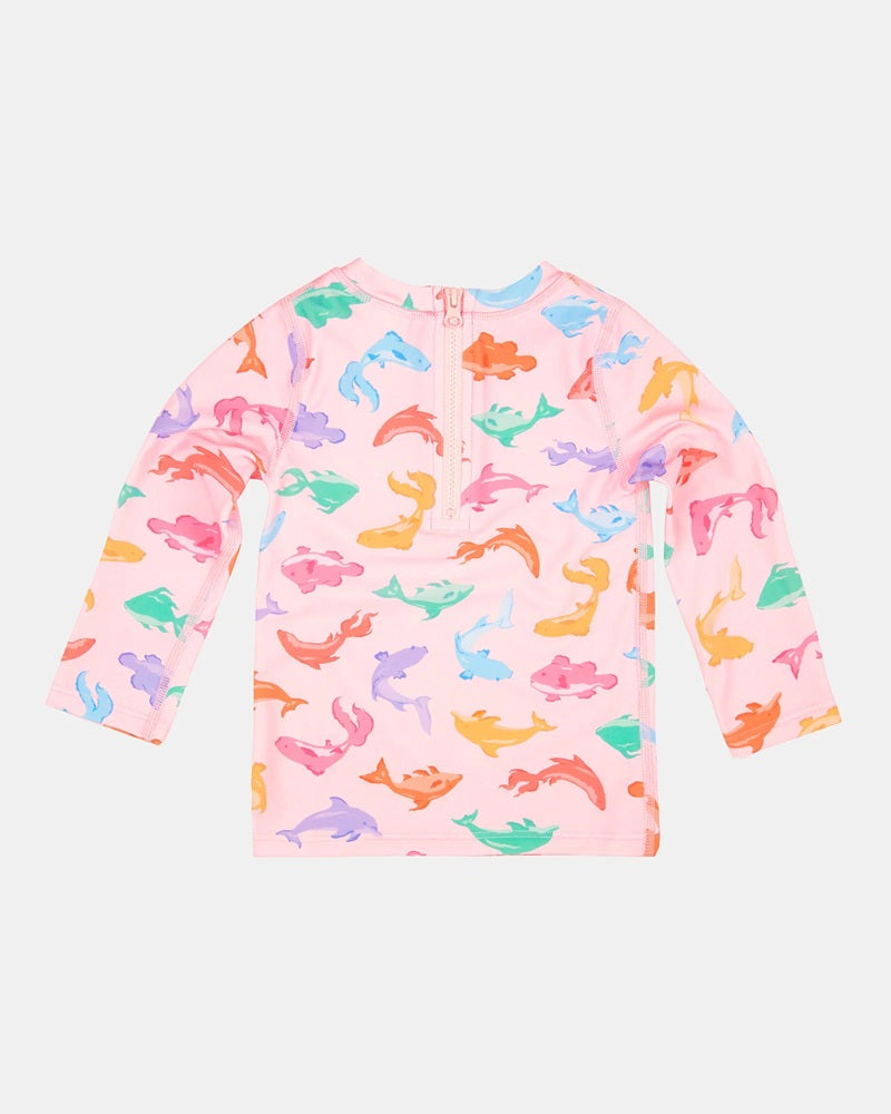 Toshi Swim Baby Rashie Long Sleeve Classic - Dishy Fishy