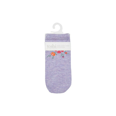 Toshi Organic Socks Ankle Jacquard - Louisa