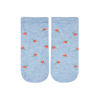 Toshi Organic Socks Ankle Jacquard - Skyla