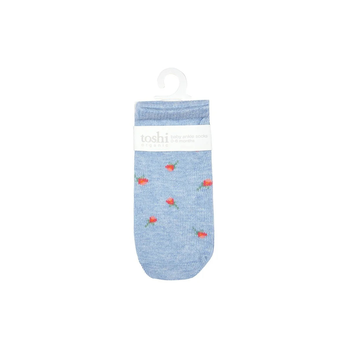 Toshi Organic Socks Ankle Jacquard - Skyla