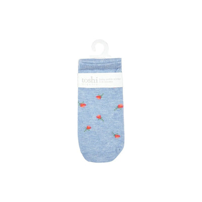 Toshi Organic Socks Ankle Jacquard - Skyla