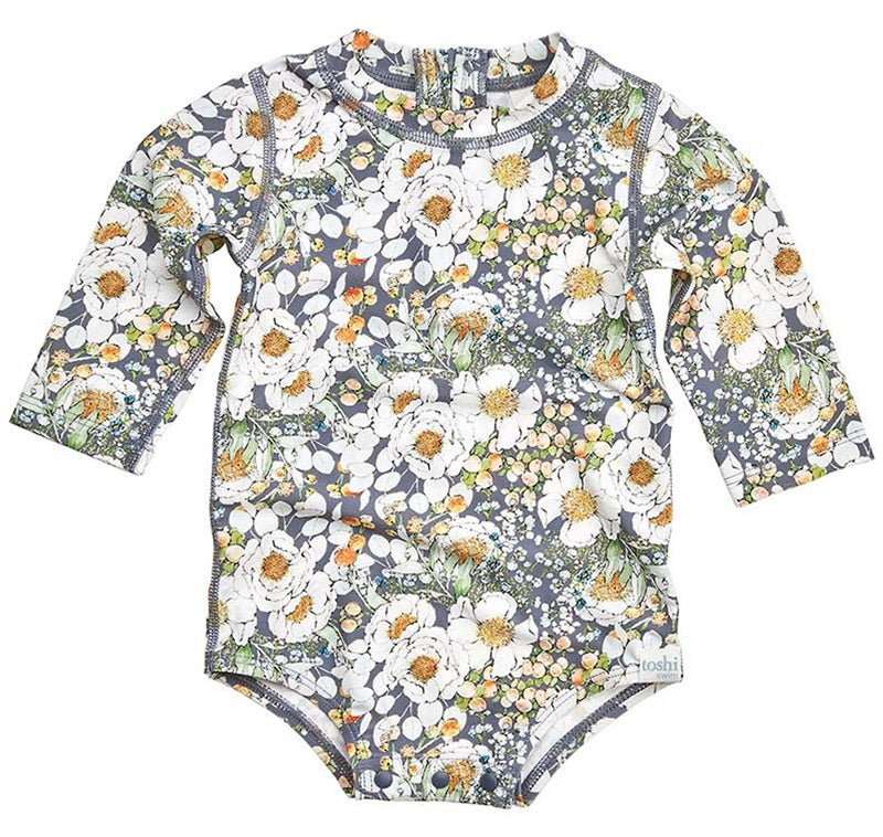 Toshi Swim Onesie Long Sleeve - Claire