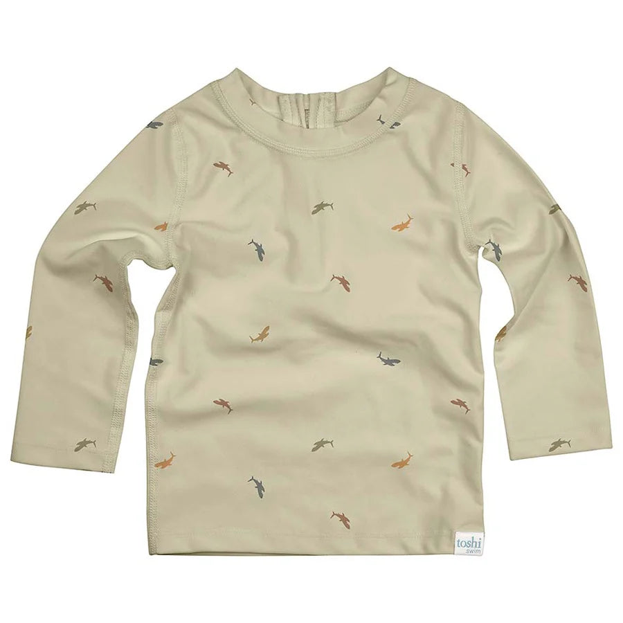 Toshi Swim Rashie Long Sleeve - Shark Tank