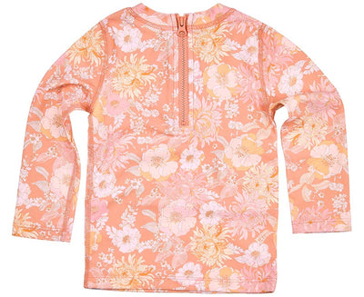 Toshi Swim Rashie Long Sleeve - Tea Rose
