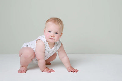 Texas Oak Saige Bodysuit - Green Leaves Print