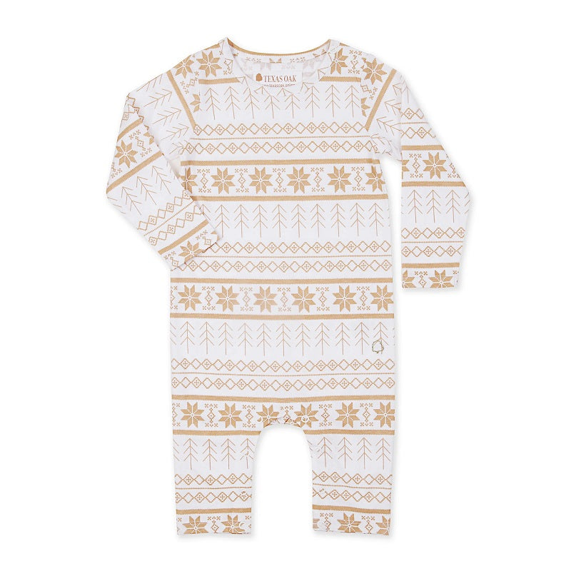Texas Oak Saint Bodysuit - Snowflake Print