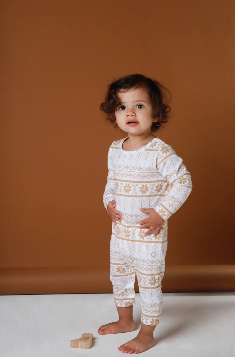 Texas Oak Saint Bodysuit - Snowflake Print