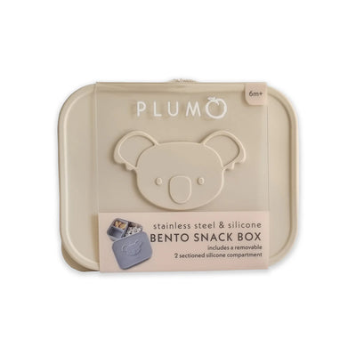Plum Stainless-steel Bento Snack Box - Sand