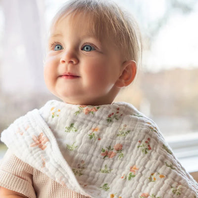 Aden and Anais Classic Burpy Bib - Country Floral