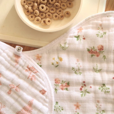 Aden and Anais Classic Burpy Bib - Country Floral