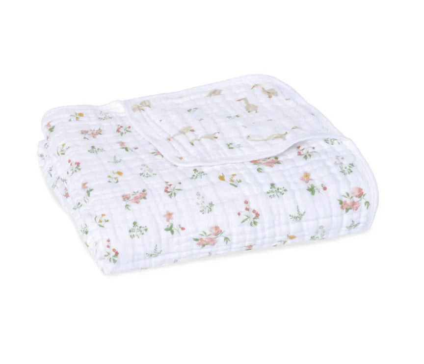 Aden and Anais Muslin Dream Blanket - Country Floral