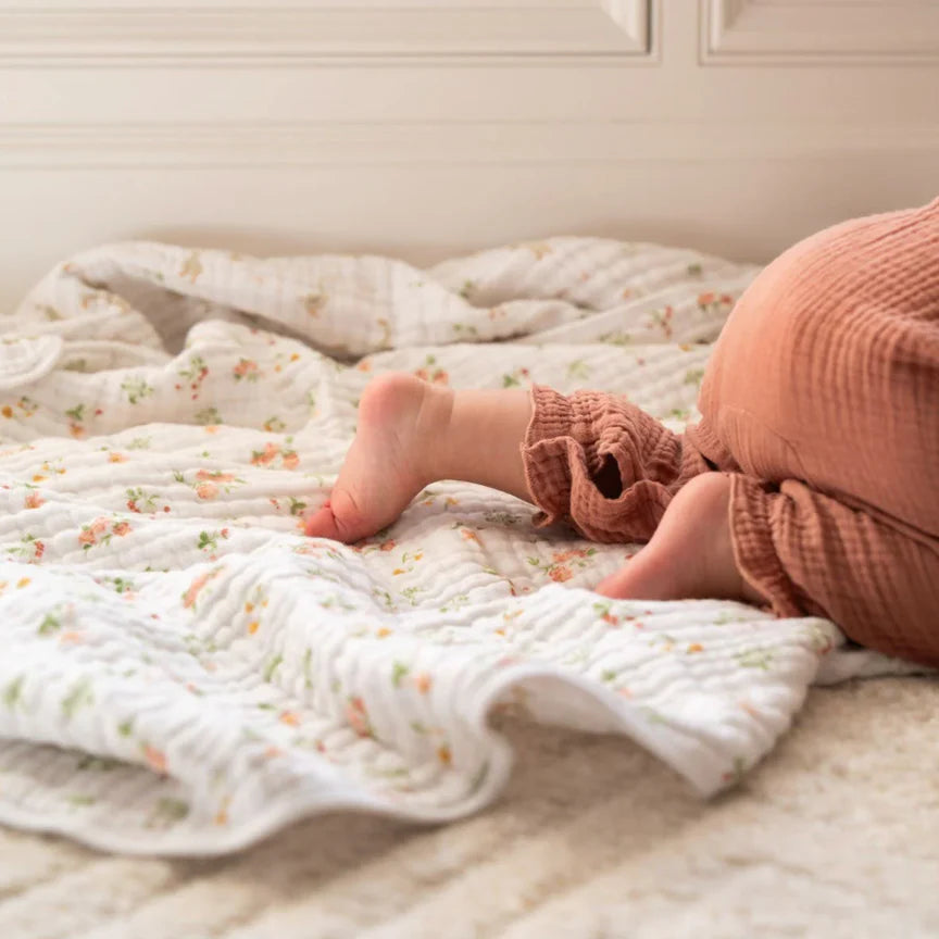 Aden and Anais Muslin Dream Blanket - Country Floral