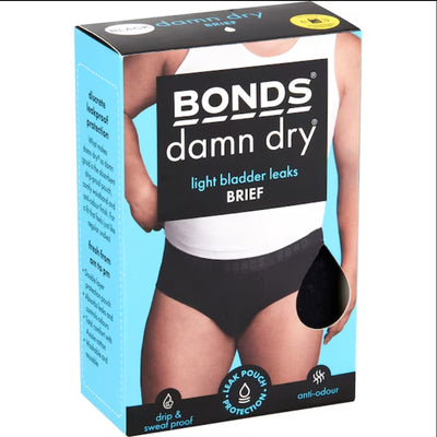 Bonds Men's Damn Dry Briefs - Black