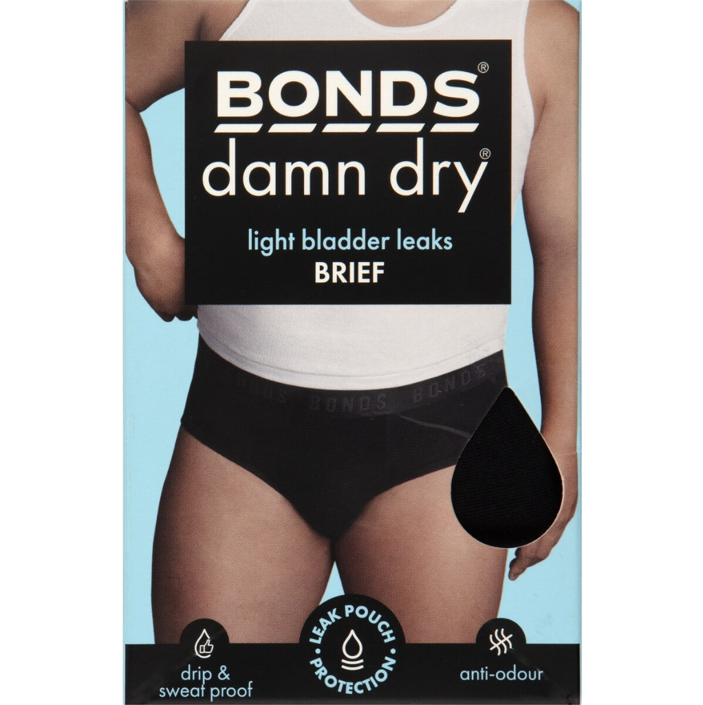 Bonds Men's Damn Dry Briefs - Black