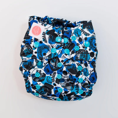 Monarch Ultimate Swim Nappy With Snaps - Sea-nery