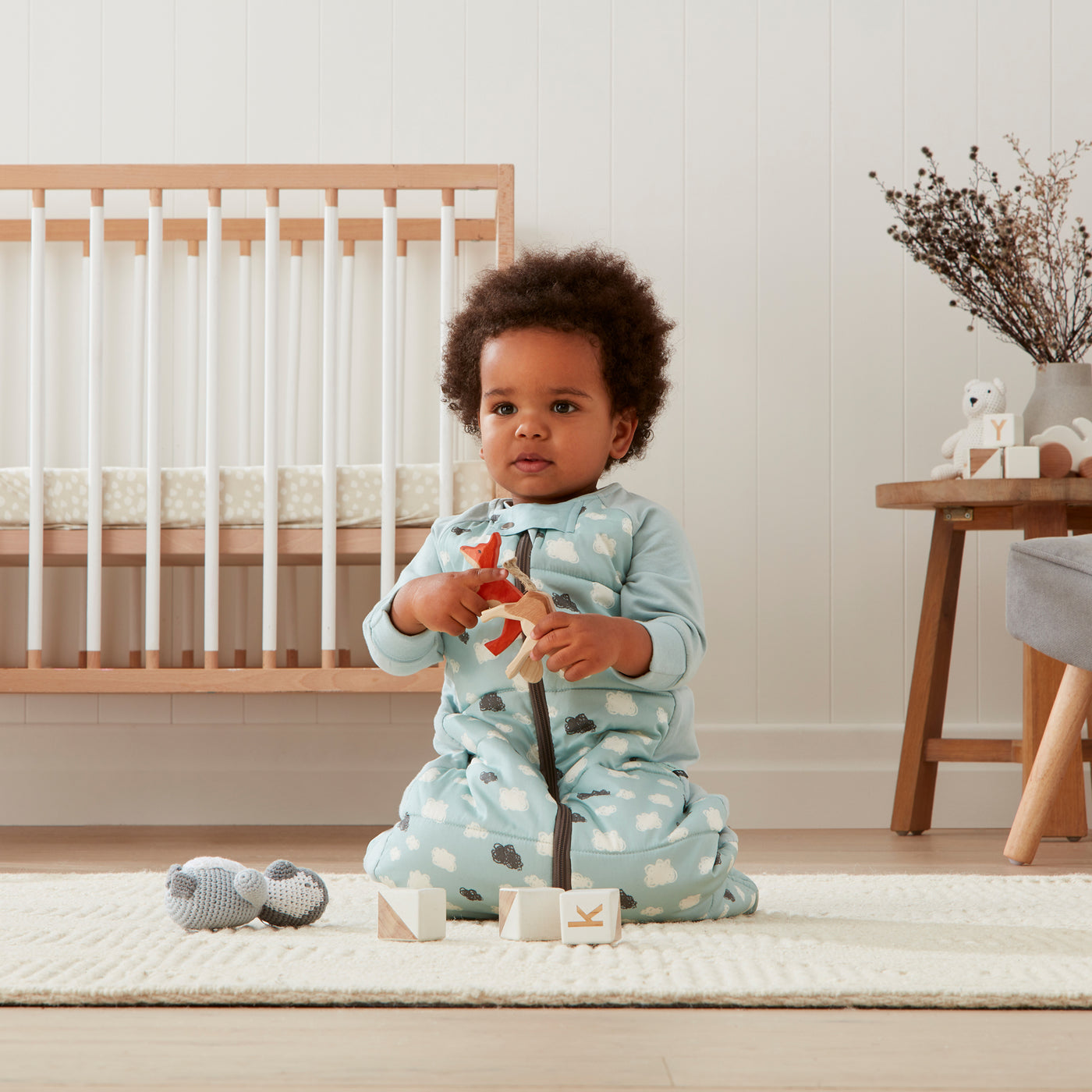 ergoPouch Australia Premium Organic Sleeping Bag 3.5 TOG - Clouds