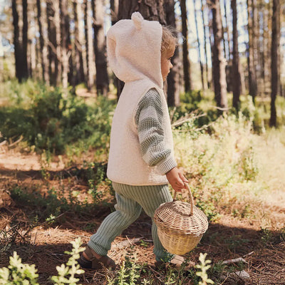 Kynd Baby Sherpa Vest - Oat