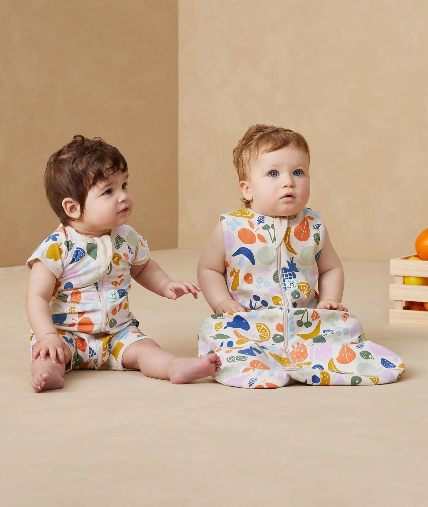 ErgoPouch Australia Short Sleeve Layers 0.2 TOG - Fruit Salad