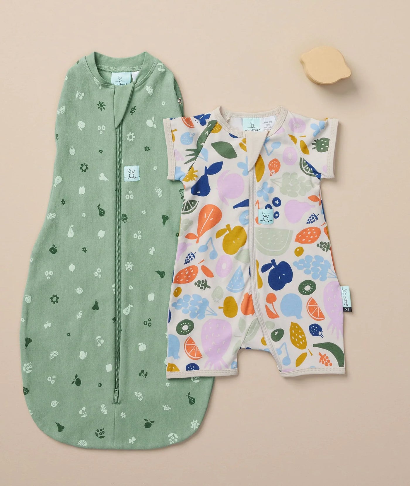 ErgoPouch Australia Short Sleeve Layers 0.2 TOG - Fruit Salad