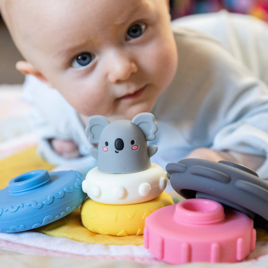 Tiger Tribe Silicone Stacker - Koala