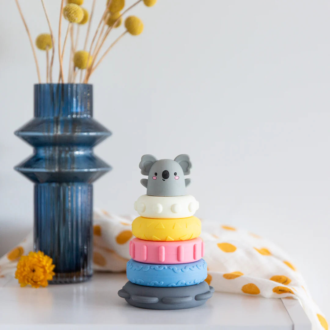 Tiger Tribe Silicone Stacker - Koala