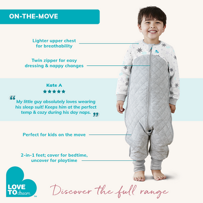 Love To Dream Sleep Suit 1.0 TOG - NorthStar White