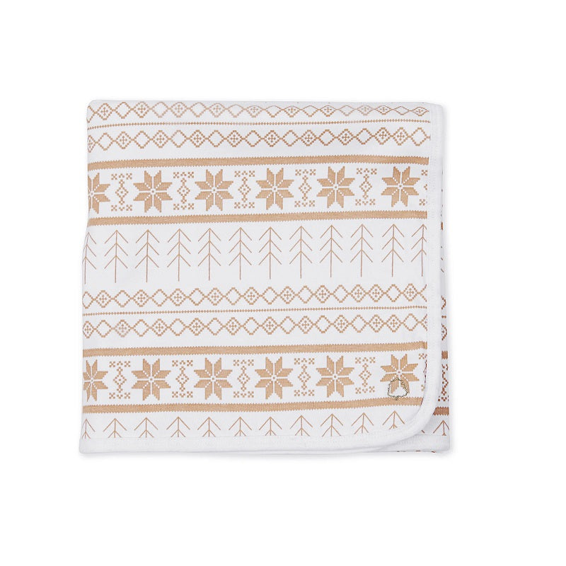 Texas Oak Snowflake Blanket - Snowflake Print