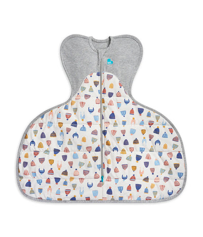 Love To Dream Swaddle Up™ Hip Harness 2.5 TOG - White Happy Hats