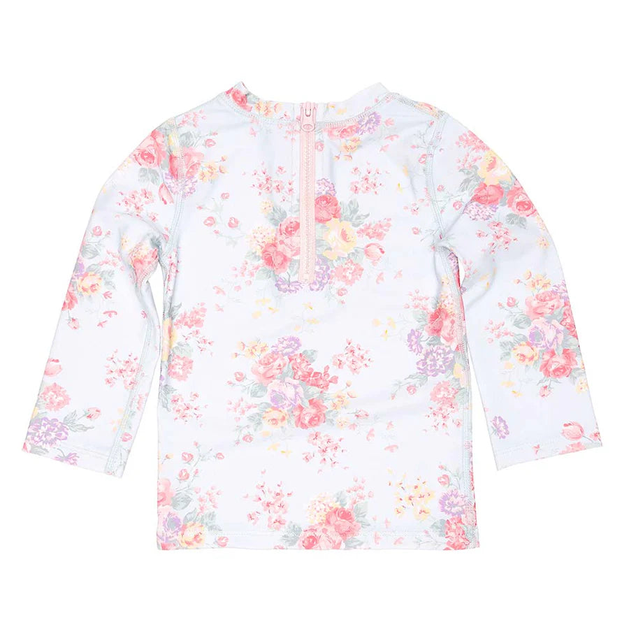 Toshi Swim Rashie Long Sleeve - Celeste