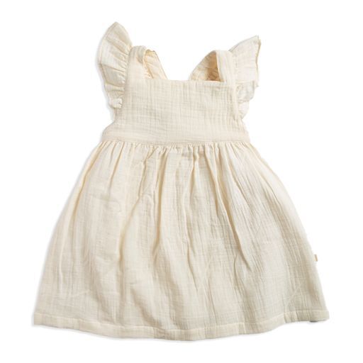 Tiny Twig Angel Dress - Natural Crinkle