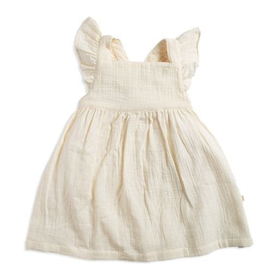 Tiny Twig Angel Dress - Natural Crinkle