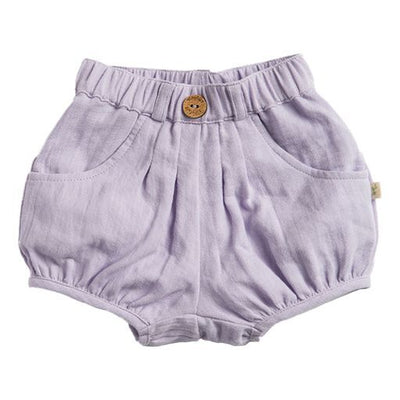 Tiny Twig Girls Shorts - Very Peri Crinkle