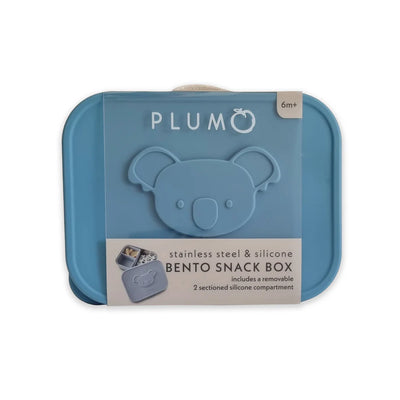 Plum Stainless-steel Bento Snack Box - Teal
