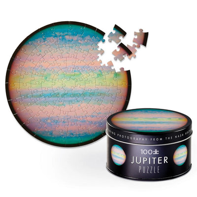 Tiger Tribe Tin Space 100 Piece Puzzles - Jupiter