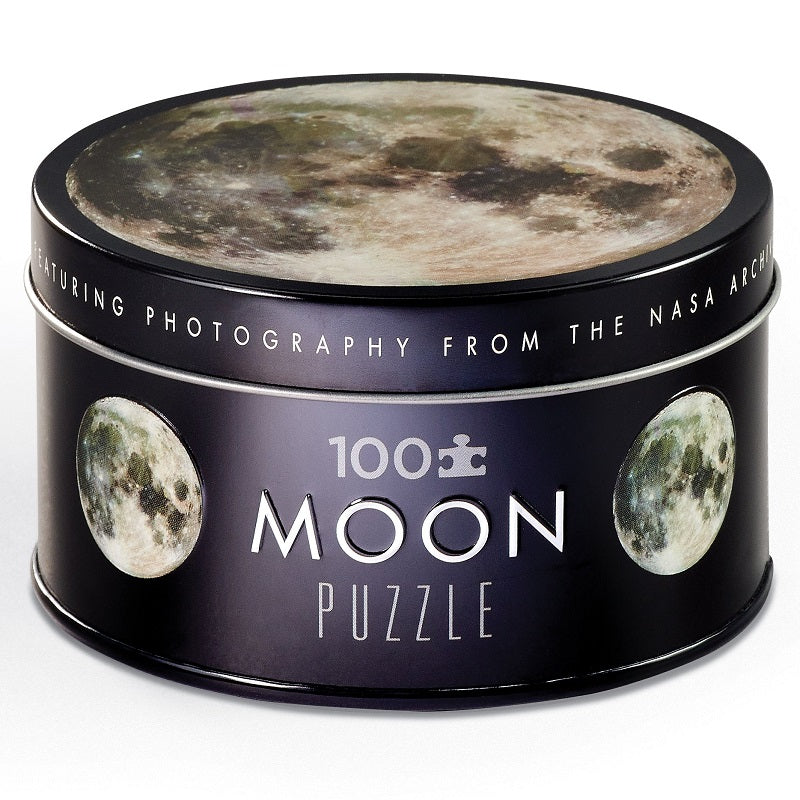 Tiger Tribe Tin Space 100 Piece Puzzles - Moon