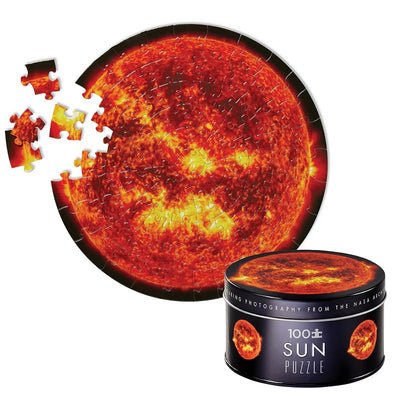 Tiger Tribe Tin Space 100 Piece Puzzles - Sun