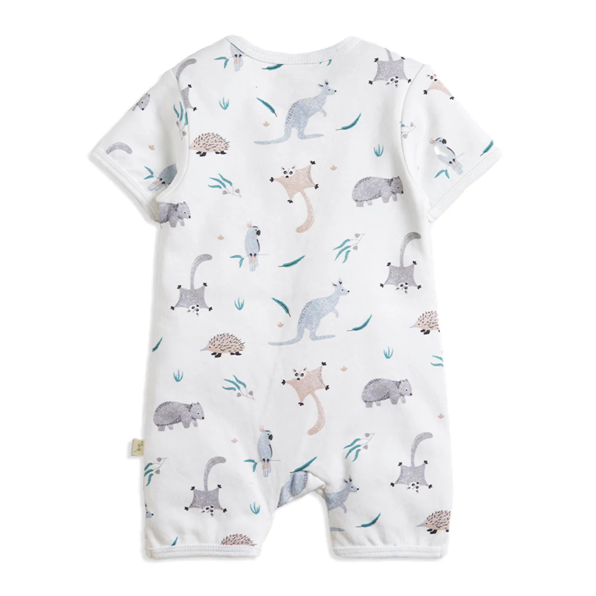 Tiny Twig Short Sleeve Zipsuit - Really Wild