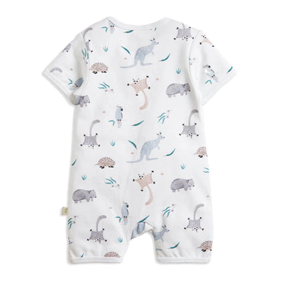 Tiny Twig Short Sleeve Zipsuit - Really Wild