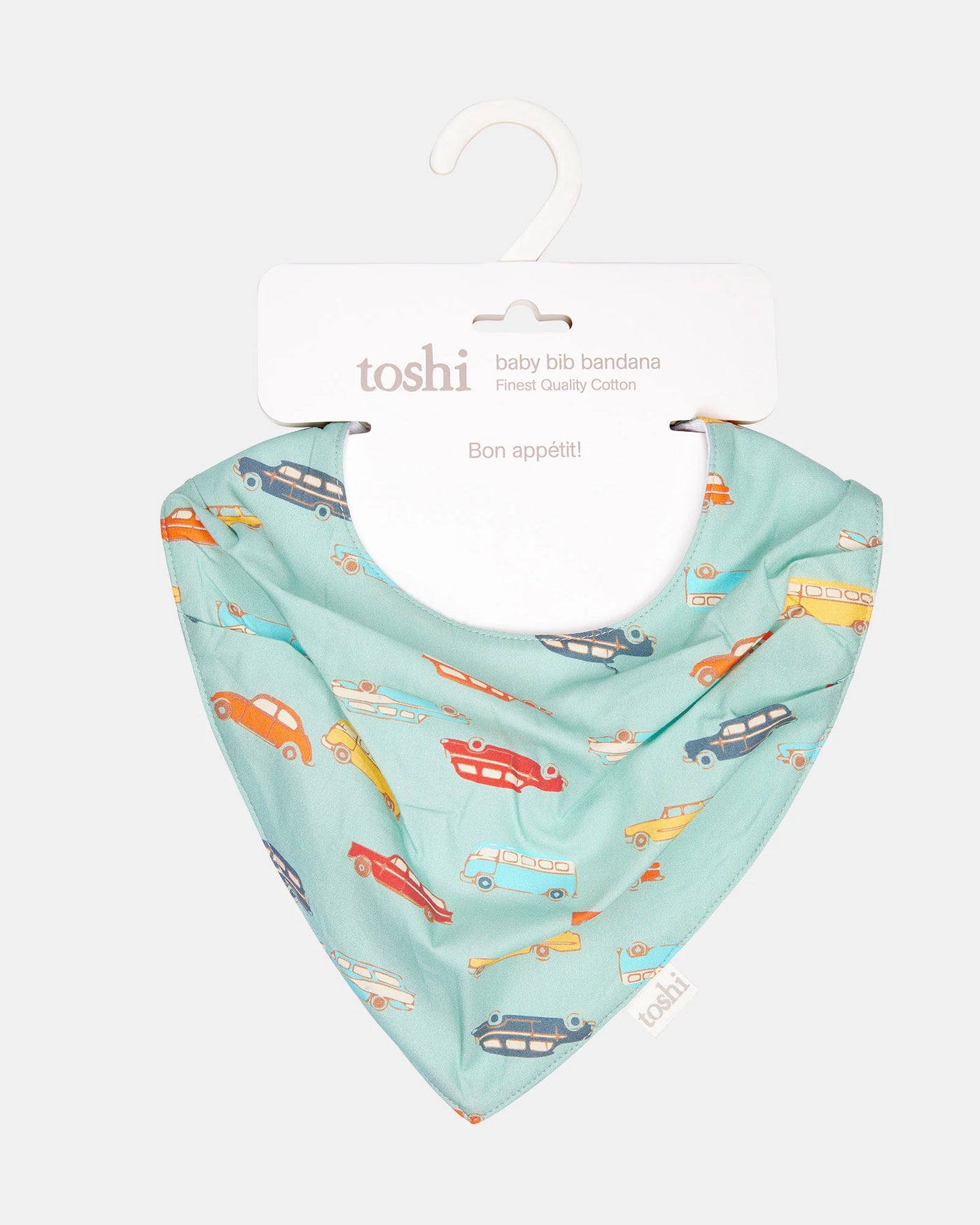 Toshi Baby Bib Bandana Classic - Wagon Wheels