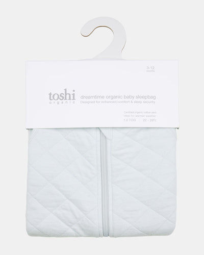 Toshi Dreamtime Organic Baby Sleep Bag Sleeveless 1 TOG - Sky