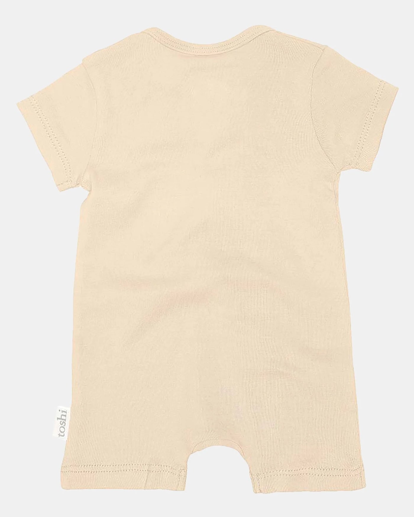 Toshi Dreamtime Organic Onesie Short Sleeve - Almond