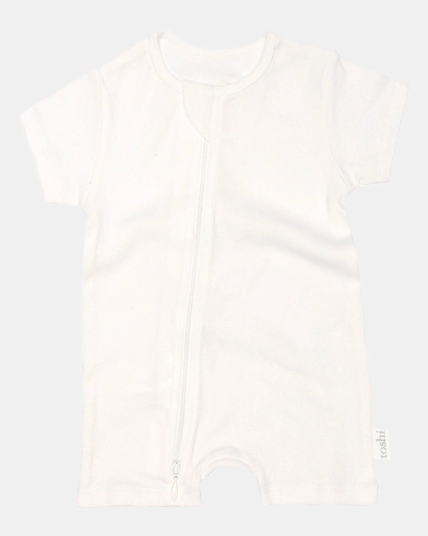 Toshi Dreamtime Organic Onesie Short Sleeve - Cream
